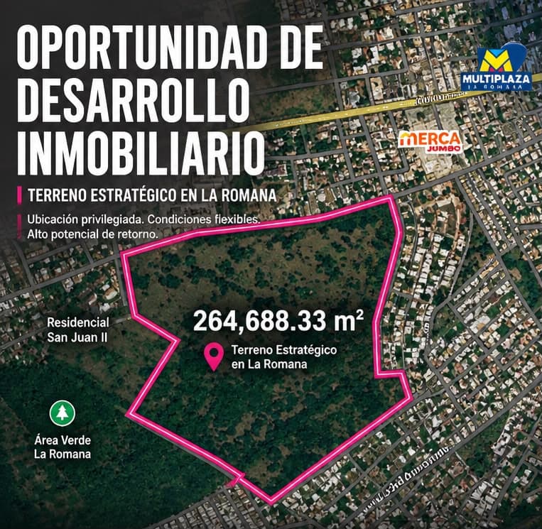 Terreno para desarrollo · La Romana, La Romana